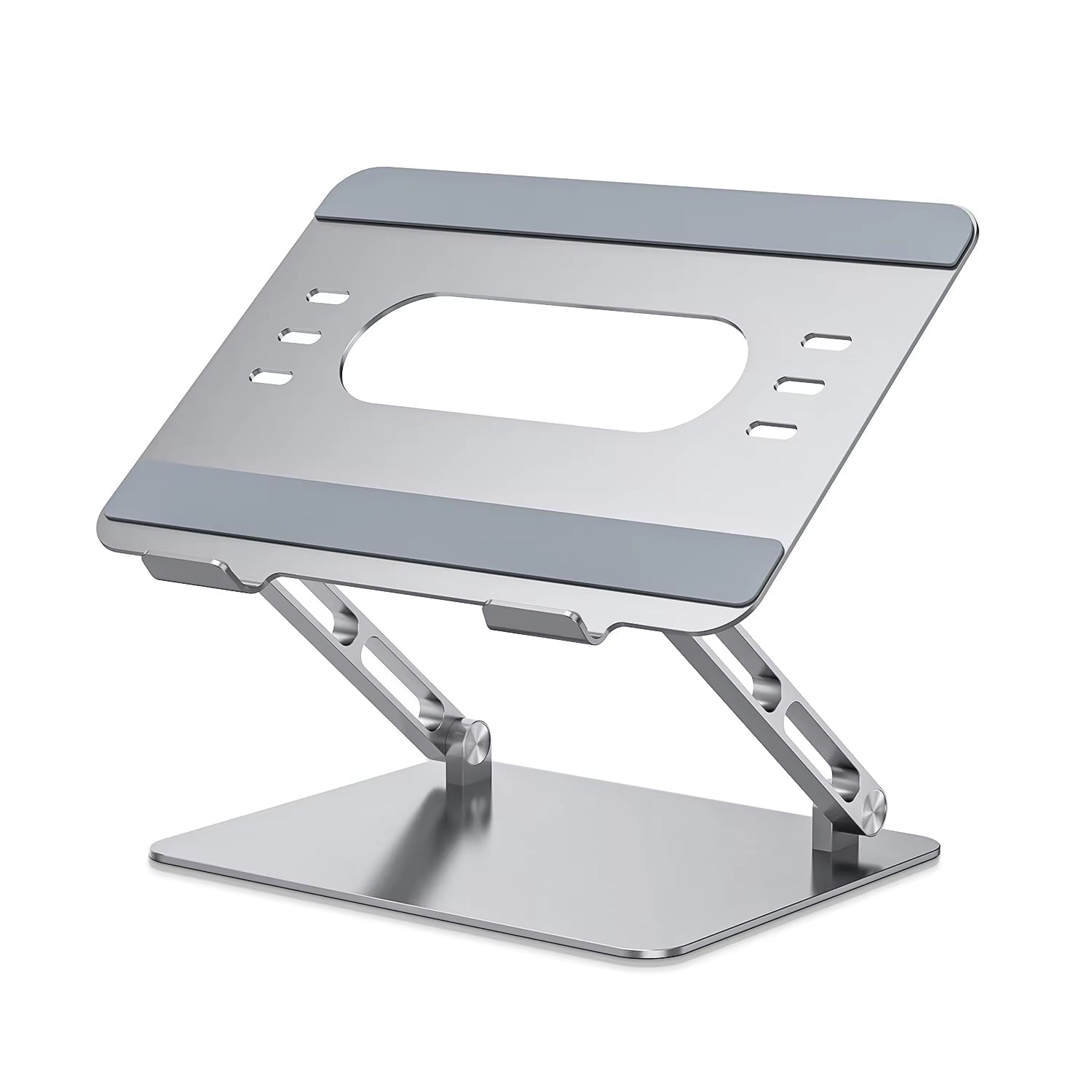 ST05 Laptop Stand Adjustable Aluminum Laptop Stand for Desk Ergonomic Computer Riser Sturdy Notebook Stand Laptop within 10-17”