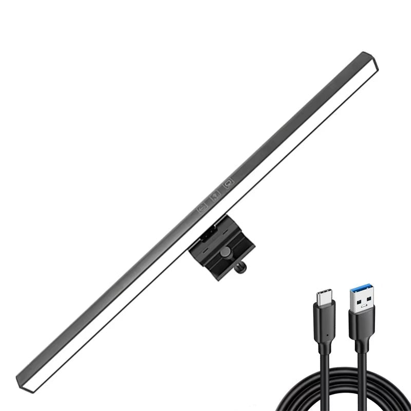 LED Desk Lamp Monitor Light Bar PC Computer Dimmable Screen Light 33Cm 50Cm Office Study Reading Hanging Table Lamp USB Powered