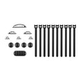 21-Piece Cable Management Kit for Desks and Offices