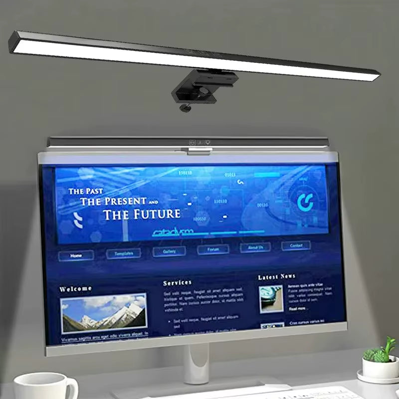 LED Desk Lamp Monitor Light Bar PC Computer Dimmable Screen Light 33Cm 50Cm Office Study Reading Hanging Table Lamp USB Powered